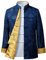 BOZEVON Costume Chinois Tang Hauts Hommes/Femmes - Les Deux côtés à Manches Longues Arts Martiaux Kung Fu Costumes Veste, L/Style 05 - Hommes