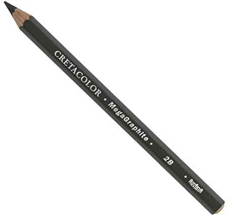 Cretacolor MegaGraphit-Bleistift, 2B, Graphit