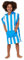 Dock & Bay Poncho mit Kapuze - Für Kinder - Super saugfähig, schnell trockend - Inklusive Tasche - Cabana - Bondi Blue, Extra Small (Age 2-4)
