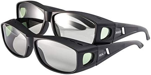 Non-flash polarized circular polarized 3d glasses-Imax format