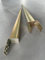 L-Einschlaghülse Pfostenträger 0-120mm x 750mm Zaunpfostenträger Einschlagbodenhülse Bodenhülse Verzinkter Stahl Gold (L-Einschlaghülse)