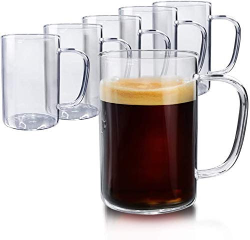 Schliersee 6er Set Glas Becher Becher Becher Becher Becher Becher Becher Becher Kaffee Tee Kakao