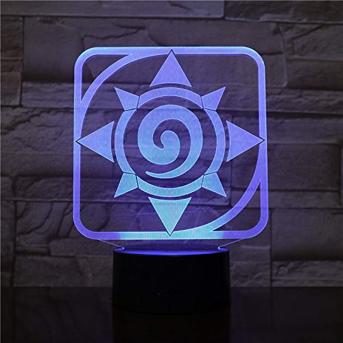 Blizzard Hearthstone LED-Lampe, Farbwechsel, USB, Nachtlicht und Dekoration