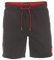 riverso Badehose Herren lang Badeshorts RIVDavid Regular Fit Schwimmhose Elastischer Bund Schwarz 4XL, Größe:4XL, Farbe:Black Red (24001)