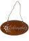 LB H&F Türschild LIEBLINGSPLATZ Rost Schild 38x20 cm Garten-Deko Rost Rostdeko Wandbild Schriftzug Wanddeko (Lieblingsplatz XL)