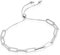 LeCalla 925 Sterling Silber Italienisch Büroklammer Link Kette Schieben Bolo Armband für Frauen