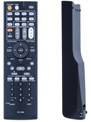 GOUYESHO Ersatz Onkyo RC-738M Fernbedienung für Onkyo AV Receiver Kompatibel mit HT-RC160 HTRC160 TX-SR607 TXSR607 TX-NR607 TXNR607 HT-S7200 HTS7200