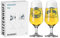 RITZENHOFF 3471004 Bierglas 300 ml - 2er Set - Serie Brauchzeit, Set Nr. 4 - Motiv Meer, Grau und Blau - Made in Germany