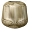 blomus Laterne Lito | Champagne | Größe M | 28L x 28B x 27H cm | Kerzenhalter Gold | Windlicht aus Edelstahl | Laterne Deko | Indoor Windlicht Medium