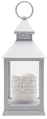 Widdop and Co Linterna LED conmemorativa gris para tumba, funciona con pilas, Those We Love