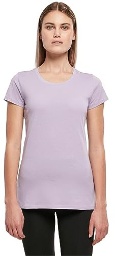 Build your Brand Maglietta Basic da Donna T-Shirt, Lilla, M
