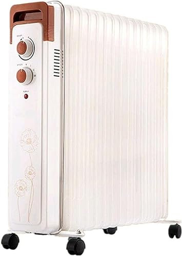 Calentador de radiador lleno de aceite para el hogar Calentador de radiador lleno de aceite 11/13 aletas de bajo consumo con termostato, 1000 W hasta 2000 W, protección del interruptor contr