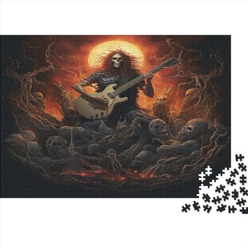 1000 Pieces Creative Jigsaw Puzzles Metal Music Gift Jigsaw Puzzles Rectangular Puzzle Toy for Adults 1000pcs (75x50cm)