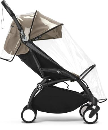 Stokke YOYO 6 + Regenschutz - Wasserdichtes Design mit PVC-freiem Stoff - Einfach im YOYO Kinderwagen zu verstauen