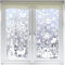 DERAYEE Autocollants Décoratifs Noël Fenêtre,Autocollants Statiques Blanches 8PCS,Décoration Fenêtre Noël,Stickers Vitre Noel