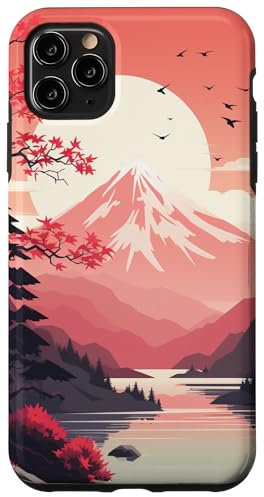iPhone 11 Pro Max Japanese Mountain Scenery Case