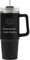 XXL Henkelbecher Schwarz, 900 ml - personalisierter Trinkbecher mit Name, Spruch, Motiv Gravur - Edelstahl To-Go Becher mit Deckel, als Kaffeebecher, Bürobecher, Lifestyle Geschenk