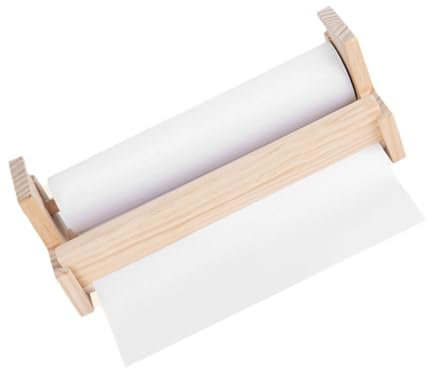 HAWILLOSCH 1ensemble Chevalet De Dessin Avec Distributeur De Papier Pour Garçon Fille Support à Dessin Pratique Pour Activités Artistiques Et Créatives Inclus De Papier à Peindre