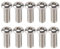 Qusedwey 10 Pieces Computer TV LCD Monitor Stand Bracket Mounting Screw M4x10mm