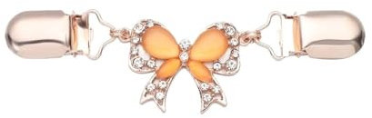 ERQIAO Vintage Ente Clip Strass Bluse Kragen Brosche Pullover Verschluss Geschenke für Frauen Modeschmuck, Misura unica, Achat