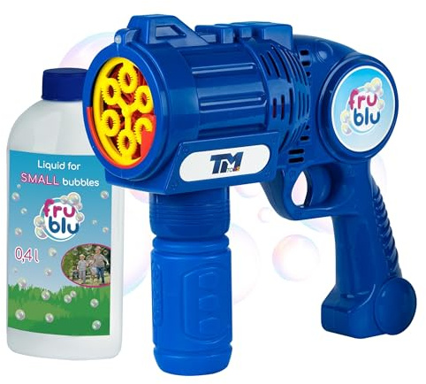 Seifenblasenpistole, Seifenblasenmaschine + Flüssigkeit 400ml (A)