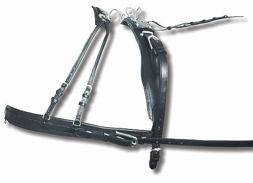 AMKA Einspänner Geschirr aus Leder, Shetty