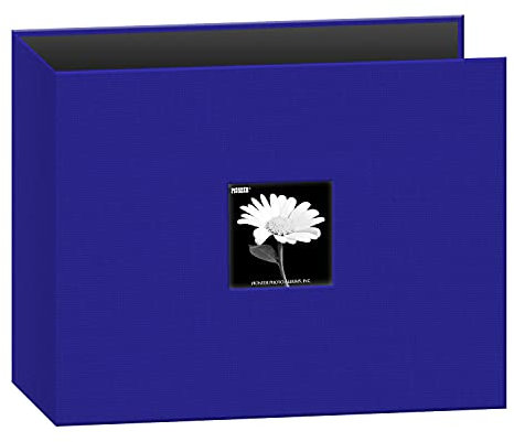 Pioneer Photo Albums Fabric Frame Sammelalbum mit 3 Ringen, Textil, Kobaltblau, 12x12