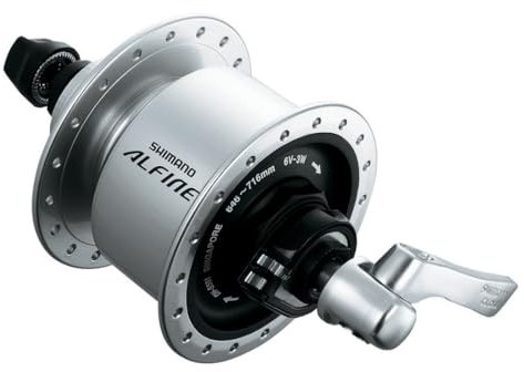 VR-Nabendynamo DHS501 36 Loch Alfine f. Centerl.mit SNSP, silber