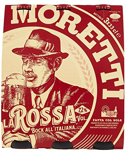 Moretti Birra La Rossa, 3 x 330ml