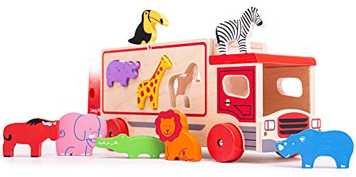 Bigjigs Toys Safari Sorting Lorry