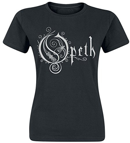 Opeth Logo Girl-Shirt schwarz L