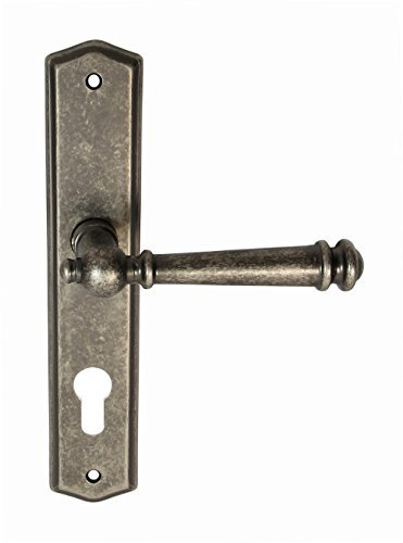 Messing Türbeschlag Kos LS PZ Antik - Iron Türdrücker Türklinke Türgriffe