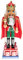 Traditional King Nutcracker by Clever Creations | Collectible Wooden Christmas Nutcracker | Festive Holiday Décor | Advent Calendar Stand | Red and Green | Holding Gold Scepter | 100% Wood | 15 Tall