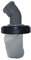 IBC Deckel Filter Nylon AUSWASCHBAR mit Deckel für Regenwassertank IBC 1000 Liter -Top Qualität- (160mm 45 Grad Bogen)