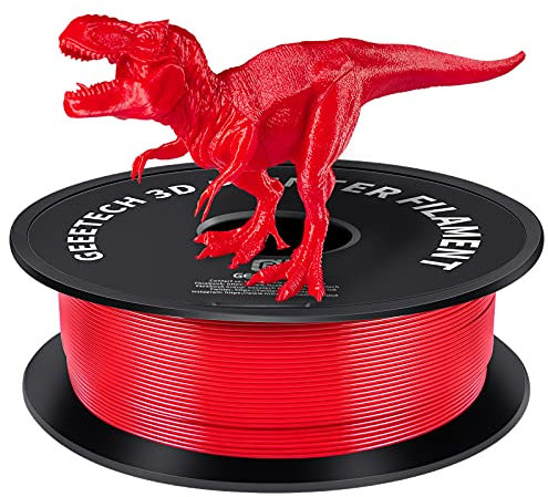 Geeetech Upgrade PLA Filament 1,75 mm, 3D Drucker PLA Filament,1 kg pro Spule, 1 Spulen, Rot