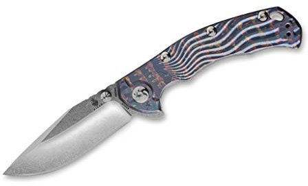 Kizer Unisex – Erwachsene River Cat II Taschenmesser, Blau, 19,65cm