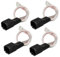 RedWolf 2 Pair Speaker Wire Adapter Connector Harness For Ford And Mazda Vehicles