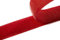Jajasio Klettband bunt zum Nähen zum aufnähen, 25 mm, rot #04 4 Meter Flausch und Haken