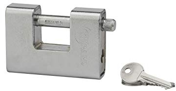 THIRARD - Cadenas à Clé Prisonnière - Modèle 90 mm - Acier Blindé - Pour Extérieur - Anse Acier Chromé - Mécanisme à Goupilles - Livré avec 3 Clés Acier Nickelé