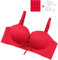 varsmiss Push Up Drawstring Bras Sexy Add Two Cup Seamless Brassiere for Women (38B, Red)