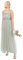 Maya Deluxe Damen Maya Deluxe Women's Maxi Wide Straps Sleeveless Square Neckline Embellished for Wedding Guest Bridesmaid Dress, Green Lily, 34 EU
