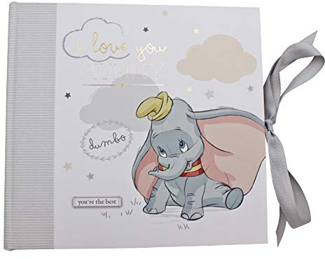 Disney Magical Beginnings Fotoalbum, 127 x 122 x 152 cm, Dumbo Love You Mummy, Gold