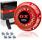 1PZ UK6-PS2 Recoil Spring Pull Starter Replacement for GX120 GX160 GX200 5.5HP 6.5HP Lawn Mower Engine with 6 Bolts