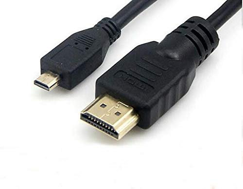 DragonTrading Cavo Micro-HDMI a HDMI compatibile con fotocamera digitale Canon Canon EOS R6, M50 Mirrorless, PowerShot G7 X Mark II, PowerShot G9 X Mark II
