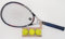 Clipboart Tennisschläger und Tennisbälle Wandhalterung aus Holz für horizontale oder vertikale Montage.