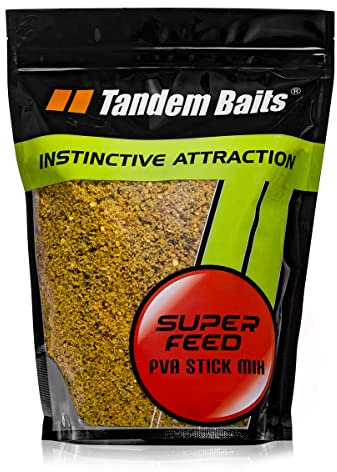 Tandem Baits Karpfen Futter Angelfutter SuperFeed PVA Stick Mix 1 kg Geheime Tintenfisch