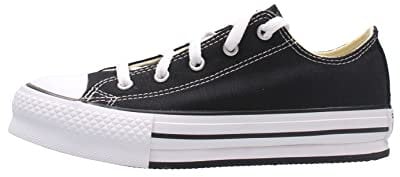 Converse Chuck Taylor All Star EVA Lift Canvas Platform, Sneaker, Black/White/Black, 33.5 EU