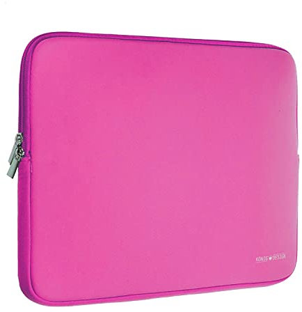 König Design Laptoptasche Laptophülle 15 Zoll stoßfeste Notebooktasche Laptop Schutzhülle Notebook Sleeve Hülle PC Laptop Schutztasche Pink