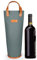 Kato Tirrinia Wine Cooler Picnic Bag, Single Bottle Wine Carrier Insulated, Padded Thermal Wine Tote Bag for Beach, Wine Lover, Grey