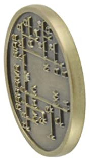 FUUIE CW Morsecode Gedenkmünzen CW Münze Morsecode Münze für Anfänger Radio-Enthusiasten